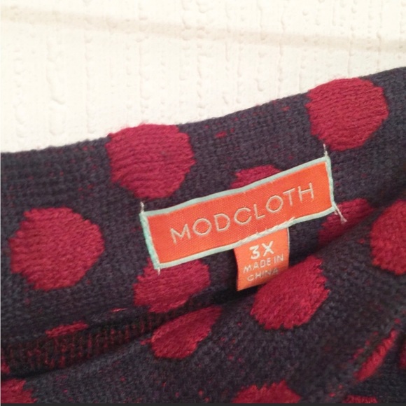 ModCloth Dotted Skirt EUC size 3x !!! - Picture 6 of 8